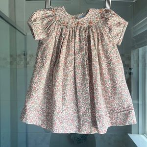 Luli & Me baby girl smocked dress